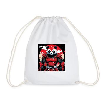 Roter Panda Zen-Geist - Turnbeutel - Weiß - Vorne