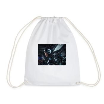 Synthesis of the future of technology - Drawstring Bag - white - Front