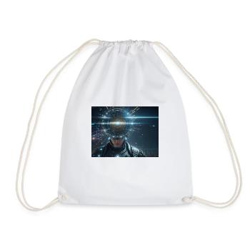 Synthèse de l’avenir de la technologie - Sac de sport léger - blanc - Devant