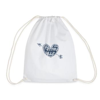 happy valentine's day - Sac de sport léger - blanc - Devant