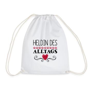 378 Heldin des Alltags - Turnbeutel - Weiß - Vorne