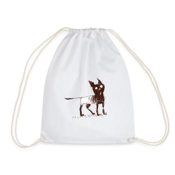 Chien moche - Sac de sport léger - blanc - Devant