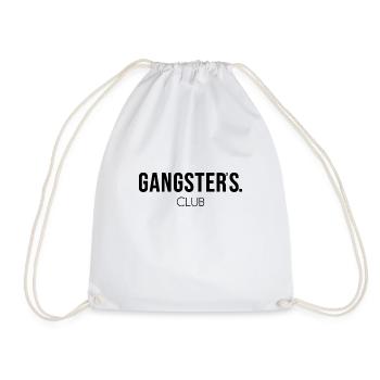gangstas club - Turnbeutel - Weiß - Vorne