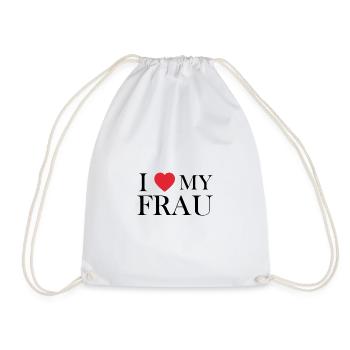 J’aime ma femme. cadeau - Sac de sport léger - blanc - Devant