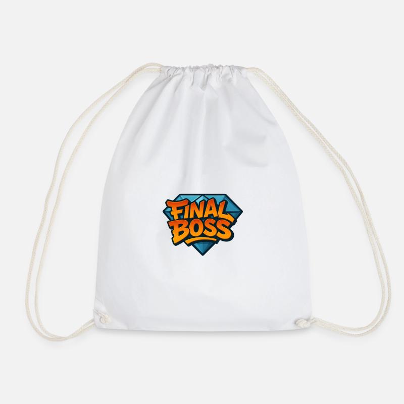 Final - Drawstring Bag - white