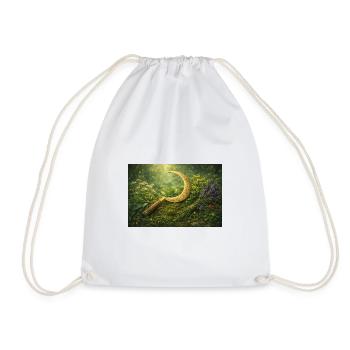 Herbal power - Drawstring Bag - white - Front