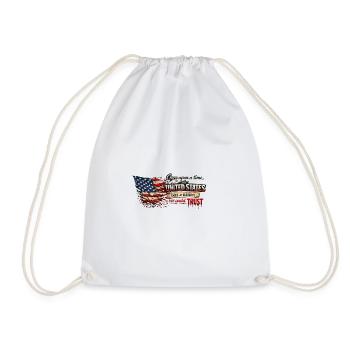 Once upon a time there was the USA - Drawstring Bag - white - Front
