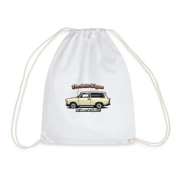 Der letzte Wagen Vintage Kombi - Turnbeutel - Weiß - Vorne