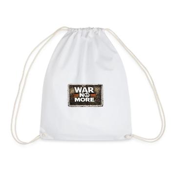 War No More – Sticker Peace & Humanity  - Sac de sport léger - blanc - Devant