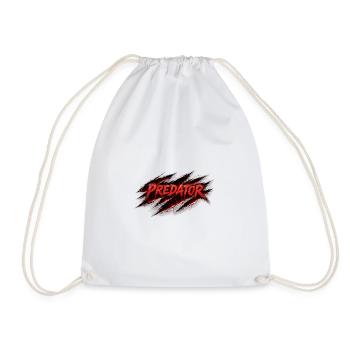 Style rétro Predator Scratch - Sac de sport léger - blanc - Devant