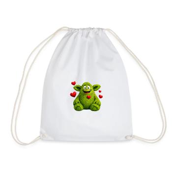 Monster - Turnbeutel - Weiß - Vorne