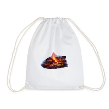 Volcan 974 Île de la Réunion - Sac de sport léger - blanc - Devant