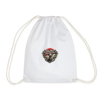 Shifter Japonais: Voie mécanique Vintage - Sac de sport léger - blanc - Devant