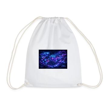 world_map_arcane_neon - Sac de sport léger - blanc - Devant
