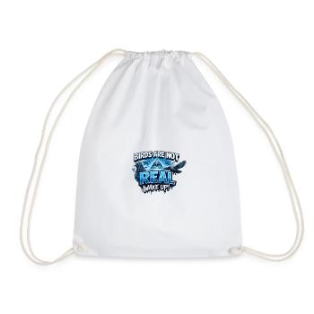 T-shirt de la conspiration de l’œil illuminé - Sac de sport léger - blanc - Devant