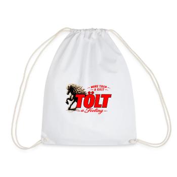 More Than a Gait - Tölt - Turnbeutel - Weiß - Vorne
