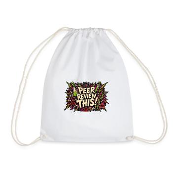 Critiquez cela par les pairs ! Lab Pop Art - Sac de sport léger - blanc - Devant
