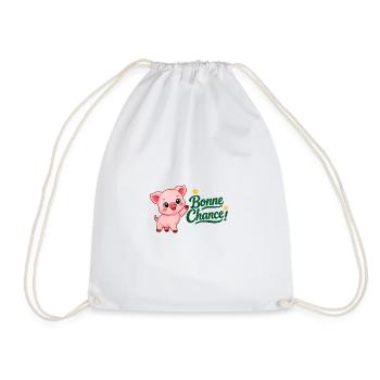 Piwi le cochon - Sac de sport léger - blanc - Devant