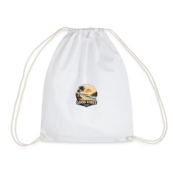 good_vibes - Sac de sport léger - blanc - Devant