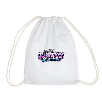 RuhrPottery Streetwear Graffiti - Drawstring Bag - white - Front