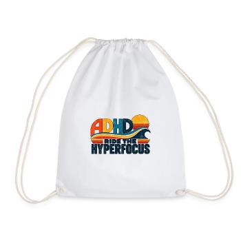 ADHD – My Own Frequency - Turnbeutel - Weiß - Vorne
