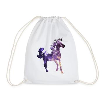 cheval - Sac de sport léger - blanc - Devant