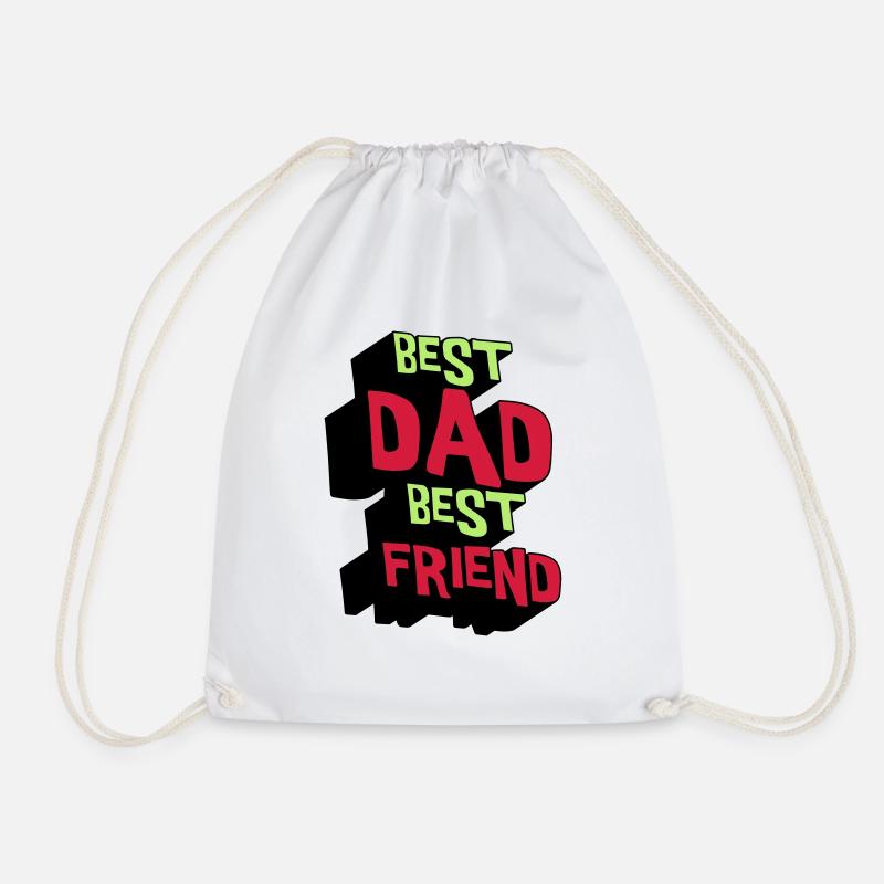 Bester Vater Bester Freund - Turnbeutel - Weiß