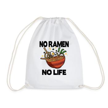 No Ramen No Life, Ramen, Japan Food - Sac de sport léger - blanc - Devant