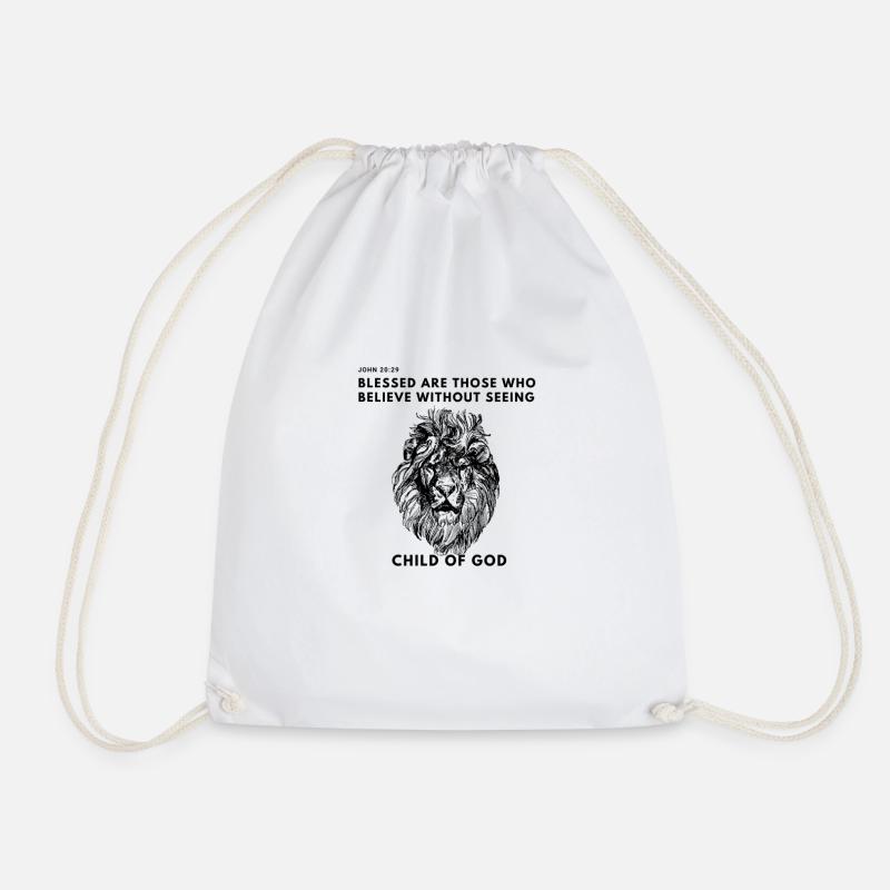 Jesus Christ,Jesus Christ,Jesus Christ,Jesus - Drawstring Bag - white
