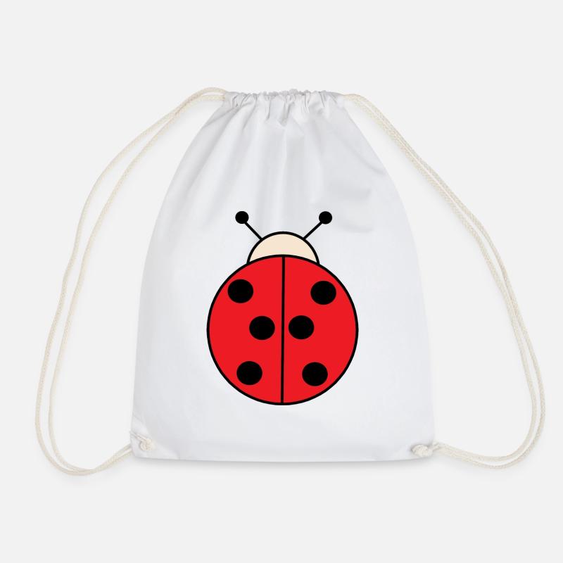 süßer Marienkäfer🐞 - Turnbeutel - Weiß