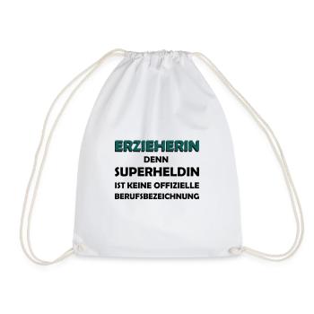 Erzieherin - Turnbeutel - Weiß - Vorne