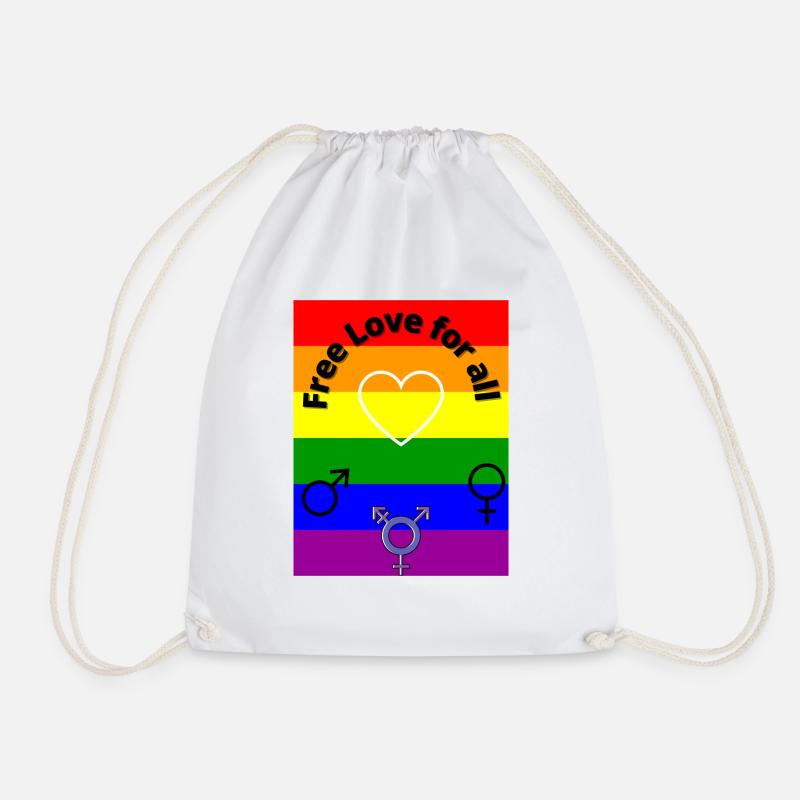 Amour libre - Sac de sport léger - blanc