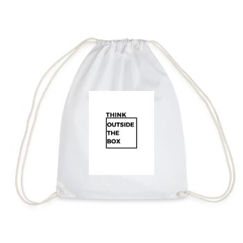 Think outside the box - Turnbeutel - Weiß - Vorne