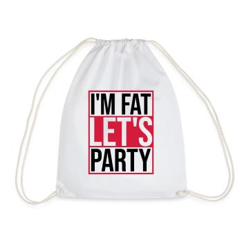 à la grosse laisse faire la fête - Sac de sport léger - blanc - Devant