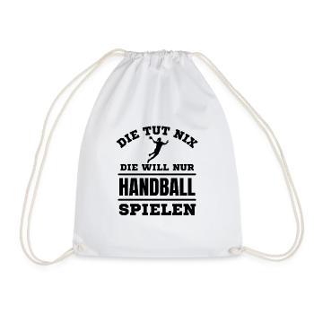 Handball Spielerin Frauen Handball Liebhaber - Turnbeutel - Weiß - Vorne