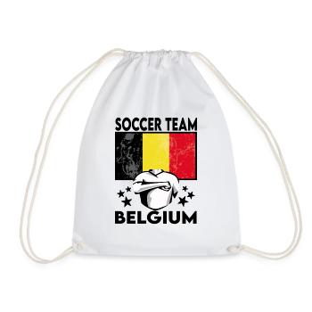Belgium Soccer Football 2022 WM - Sac de sport léger - blanc - Devant