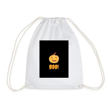 BOO! halloween tshirt - Turnbeutel - Weiß - Vorne