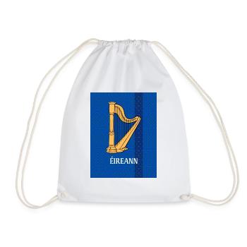 ÉIREANN - Drawstring Bag - white - Front