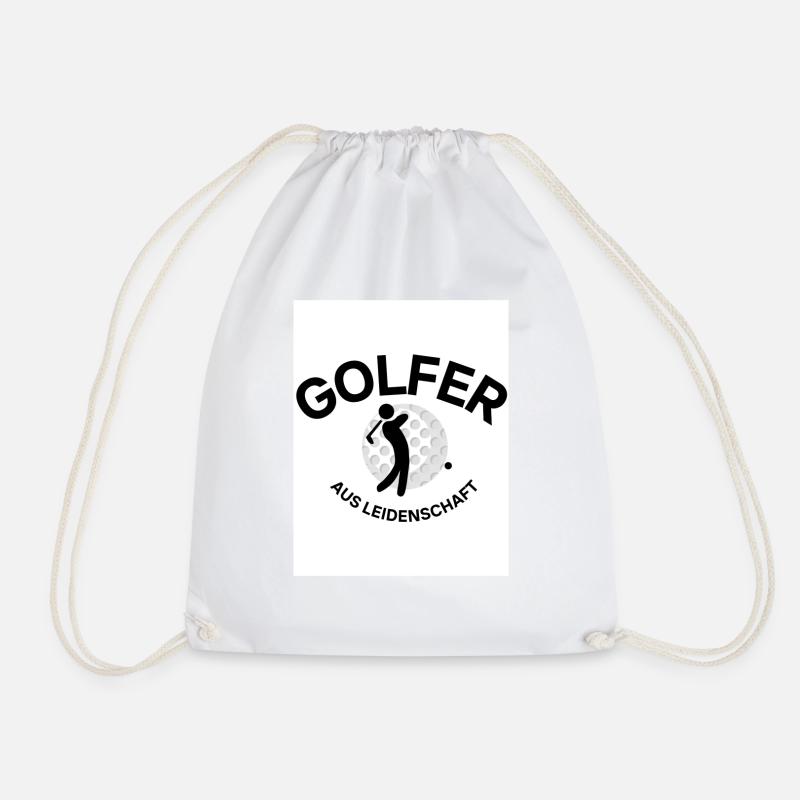 Golfer aus Leidenschaft - Turnbeutel - Weiß