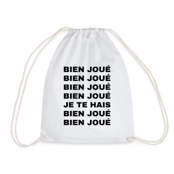 bien joué - Sac de sport léger - blanc - Devant