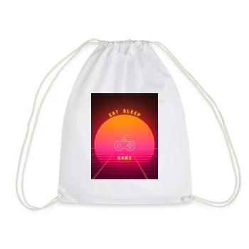 MANGEZ LE JEU DU SOMMEIL - Sac de sport léger - blanc - Devant