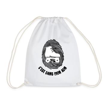 mon adn - Sac de sport léger - blanc - Devant