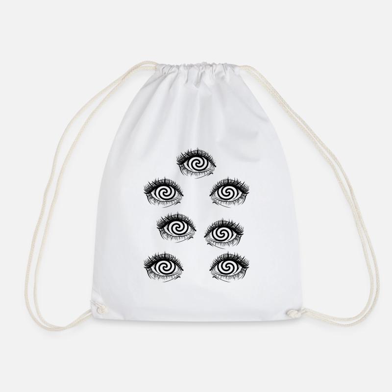 Hypnotic Eyes - Turnbeutel - Weiß