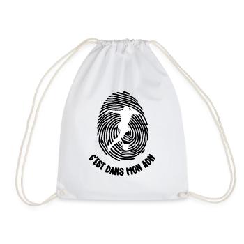 mon adn - Sac de sport léger - blanc - Devant