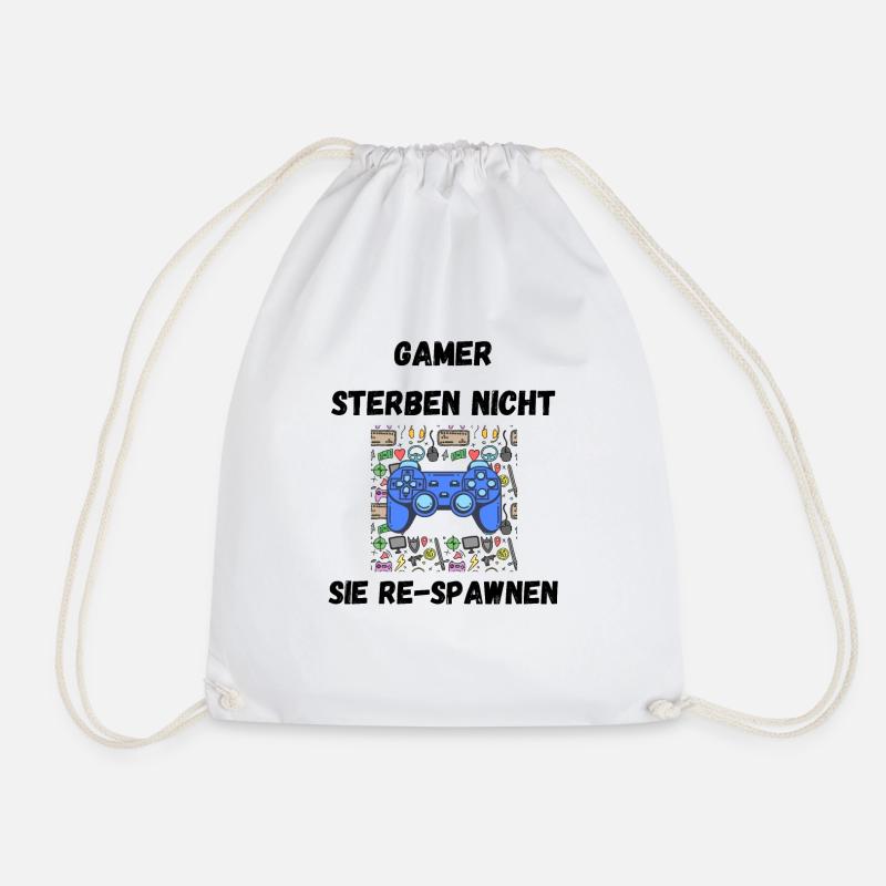 Gaming - Turnbeutel - Weiß