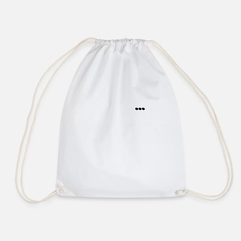 ... - Drawstring Bag - white