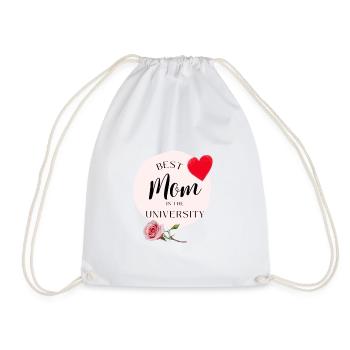 Meilleure maman de l’université - Sac de sport léger - blanc - Devant