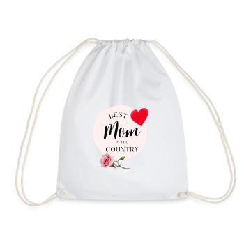 Meilleure maman du pays - Sac de sport léger - blanc - Devant