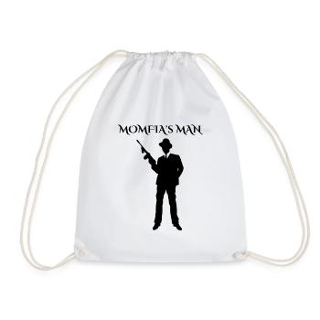 MOMFIA's MAN - Drawstring Bag - white - Front