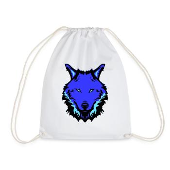 wolf - Turnbeutel - Weiß - Vorne